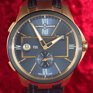 Ulysse Nardin Dual Time Blast Dual Time Rose Gold Blue Dial 42mm