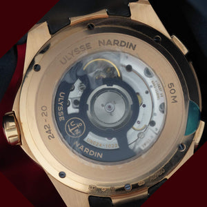 Ulysse Nardin Dual Time Blast Dual Time Rose Gold Blue Dial 42mm