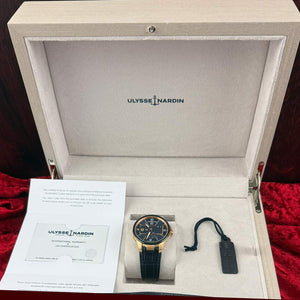 Ulysse Nardin Dual Time Blast Dual Time Rose Gold Blue Dial 42mm