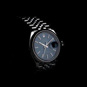 Rolex Datejust 126234 Silver Oyster Bracelet with Silver Bezel