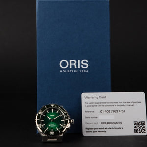Oris Aquis Green Men's Watch - 01 400 7763 4157
