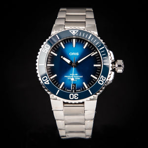 Oris Aquis Blue Men's Watch - 01 400 7763 4135
