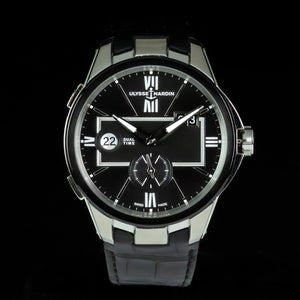 Ulysse Nardin Blast Dual Time Stainless Steel Black Dial 42mm 243-20/43 Full Set